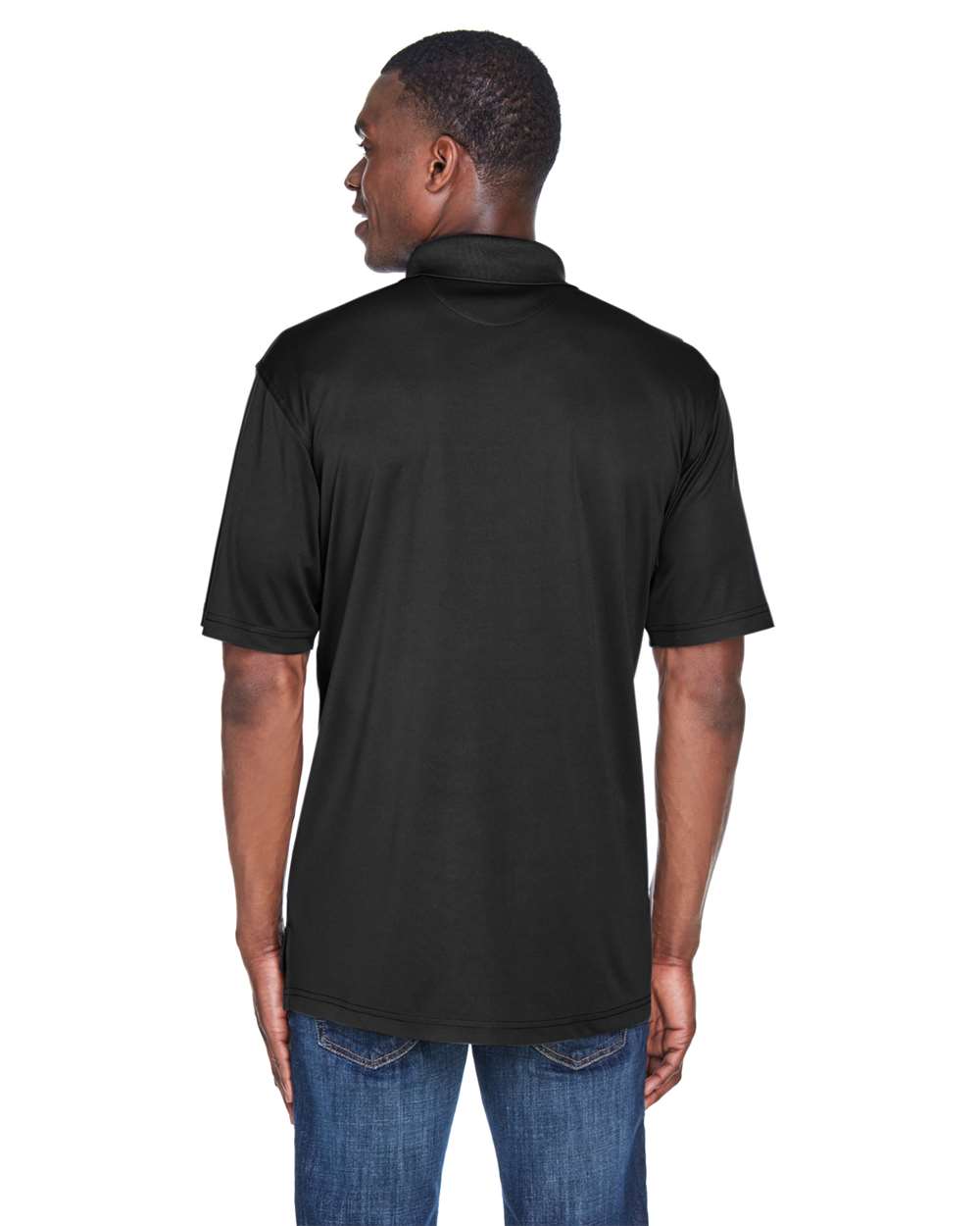 UltraClub-8425-Men's Cool & Dry Sport Performance Interlock Polo - Image 4