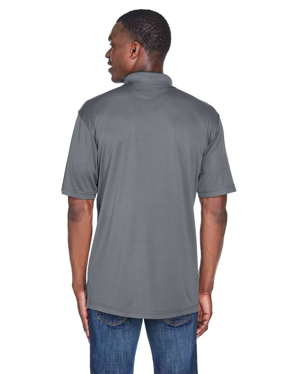 UltraClub-8425-Men's Cool & Dry Sport Performance Interlock Polo - Image 9