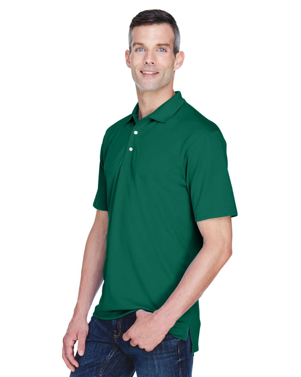 UltraClub-8445-Men's Cool & Dry Stain-Release Performance Polo - Image 12
