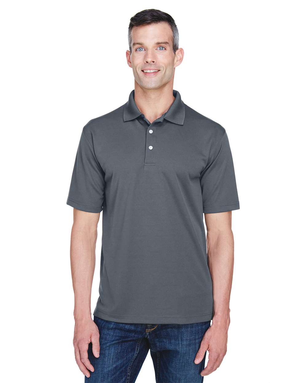UltraClub-8445-Men's Cool & Dry Stain-Release Performance Polo - Image 7