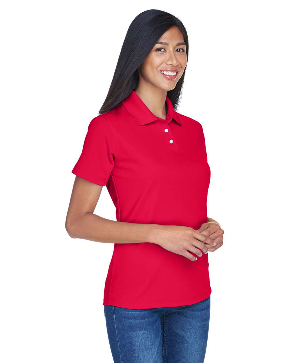 UltraClub-8445L-Women's Cool & Dry Stain-Release Performance Polo - Image 12