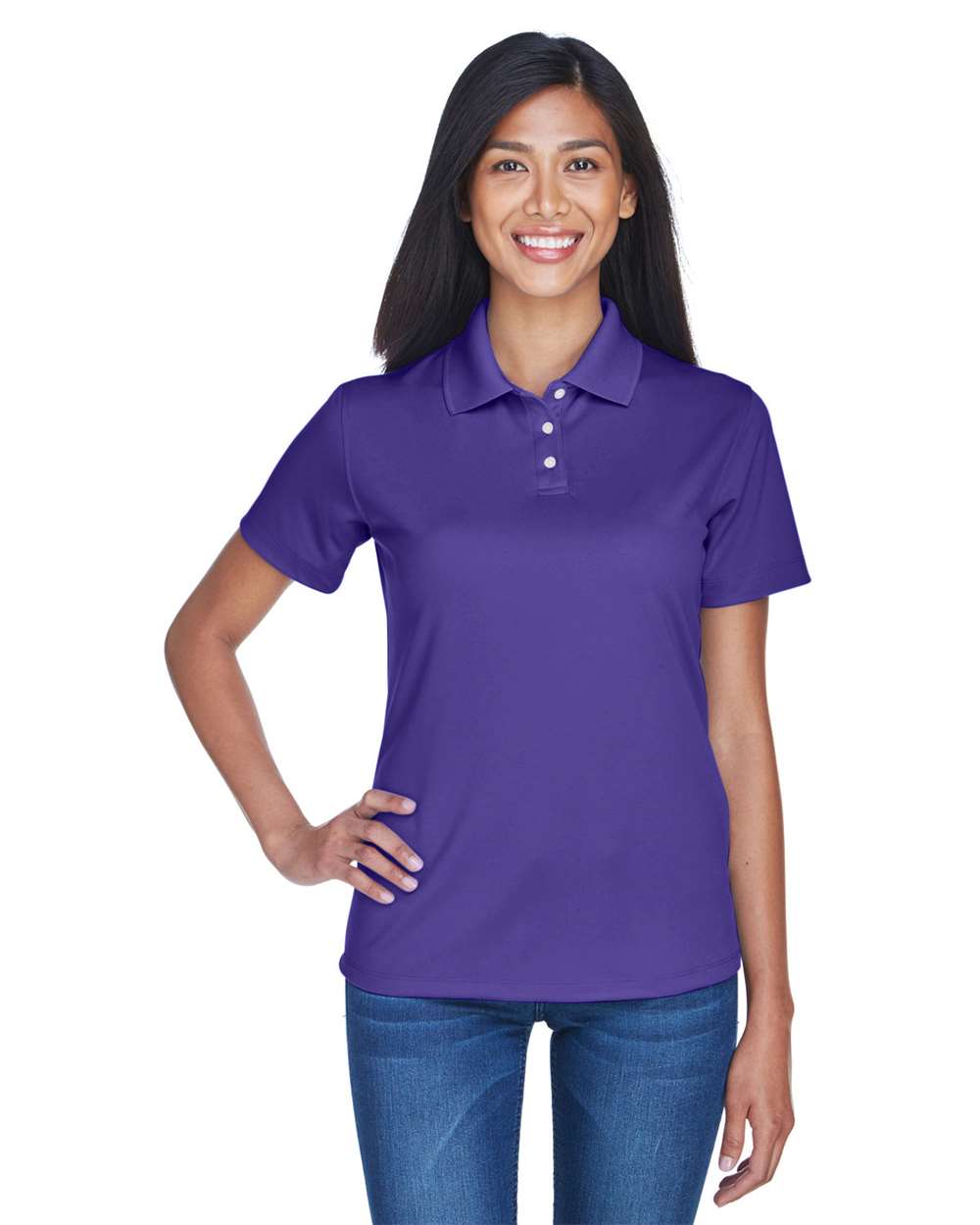 UltraClub-8445L-Women's Cool & Dry Stain-Release Performance Polo - Image 7