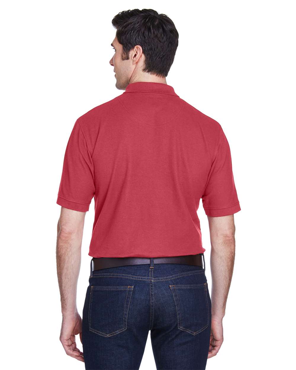 UltraClub-8540-Men's Whisper Piqué Polo - Image 6