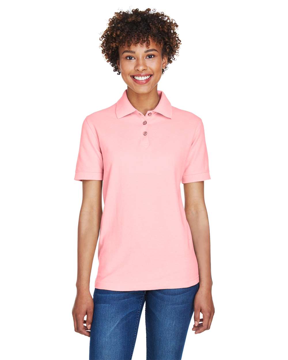 UltraClub-8541-Women's Whisper Pique Polo - Image 10