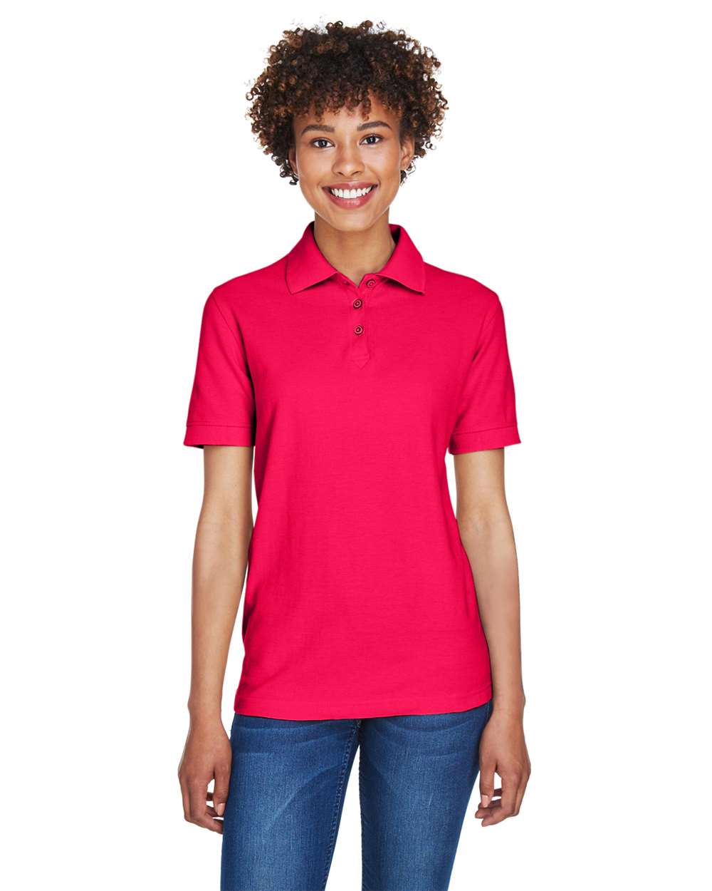 UltraClub-8541-Women's Whisper Pique Polo - Image 11