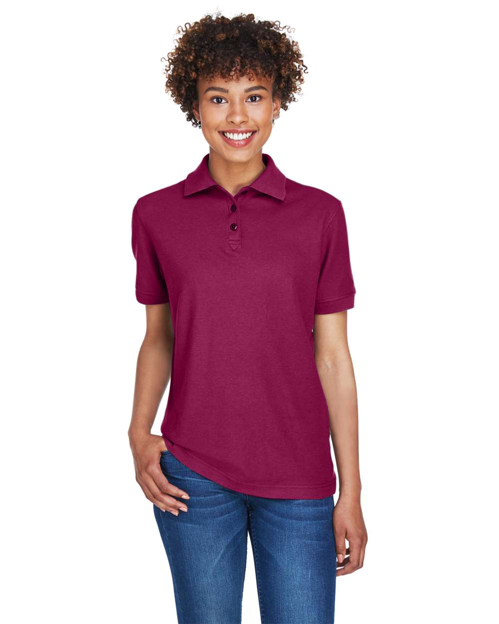 UltraClub-8541-Women's Whisper Pique Polo - Image 14