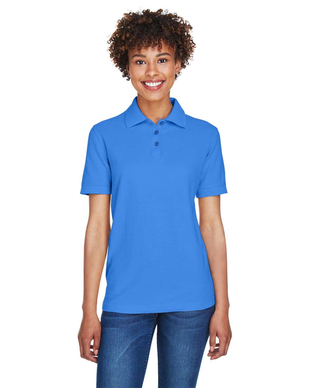 UltraClub-8541-Women's Whisper Pique Polo - Image 7
