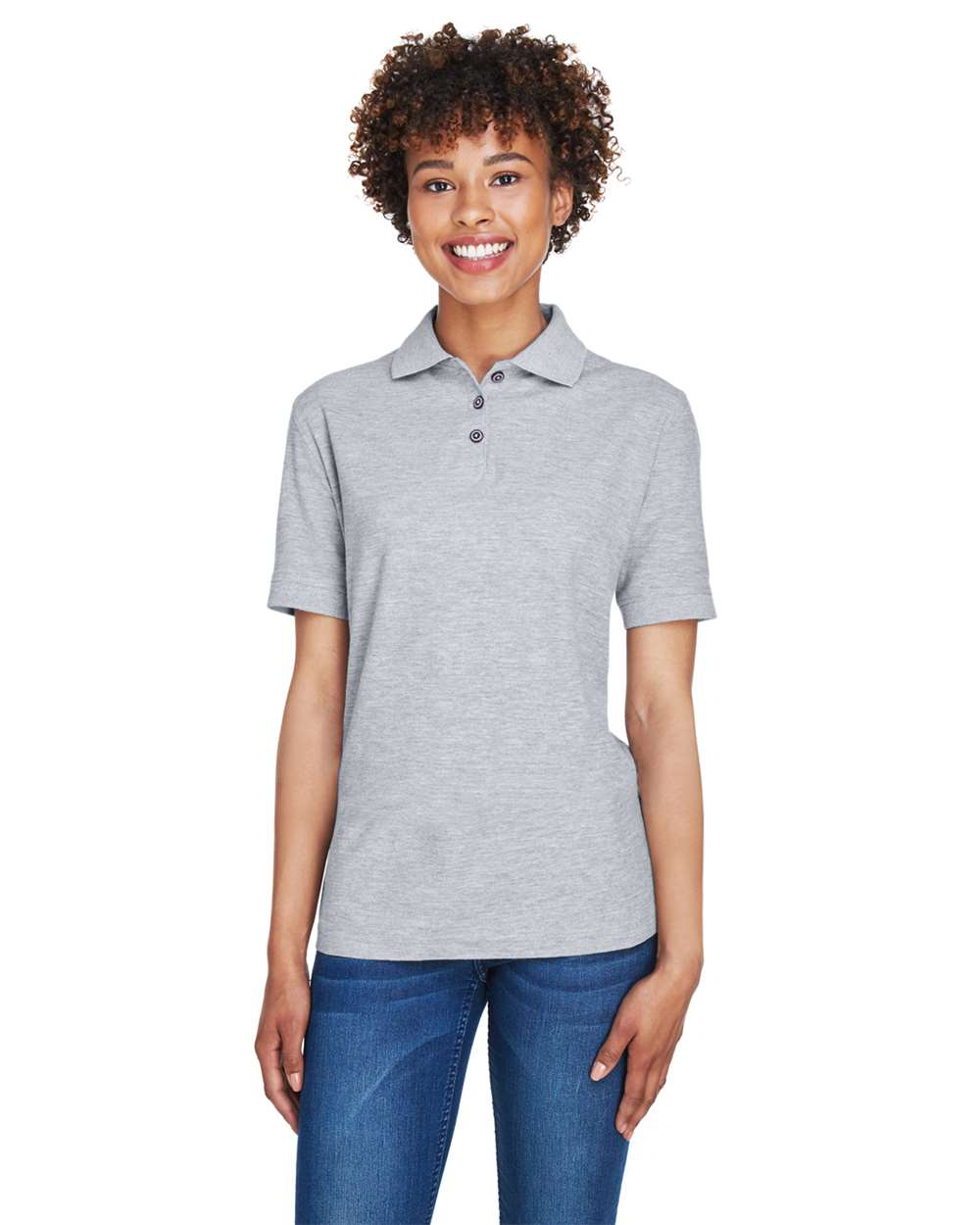 UltraClub-8541-Women's Whisper Pique Polo - Image 8