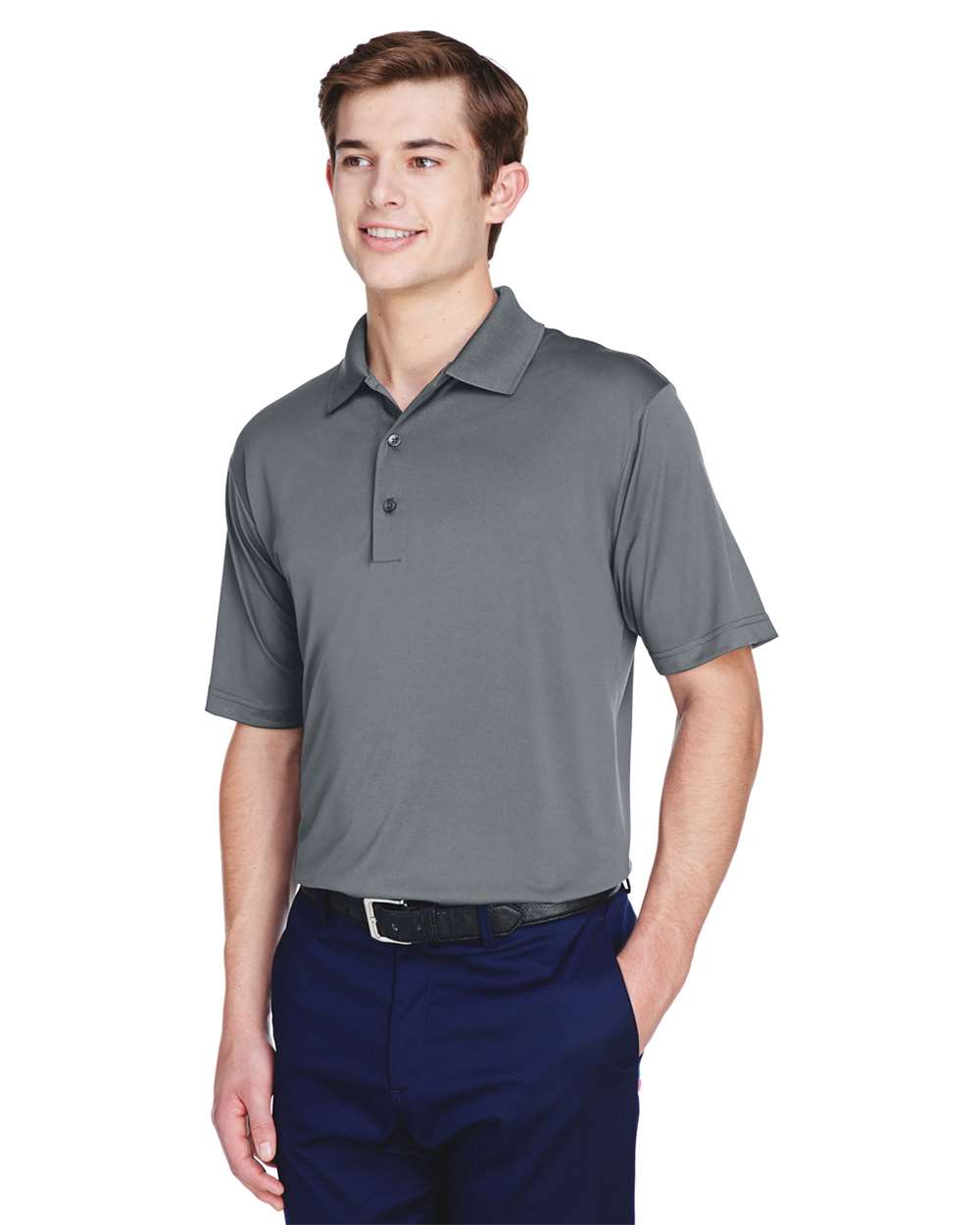 UltraClub-8610-Men's Cool & Dry 8-Star Elite Performance Interlock Polo - Image 8