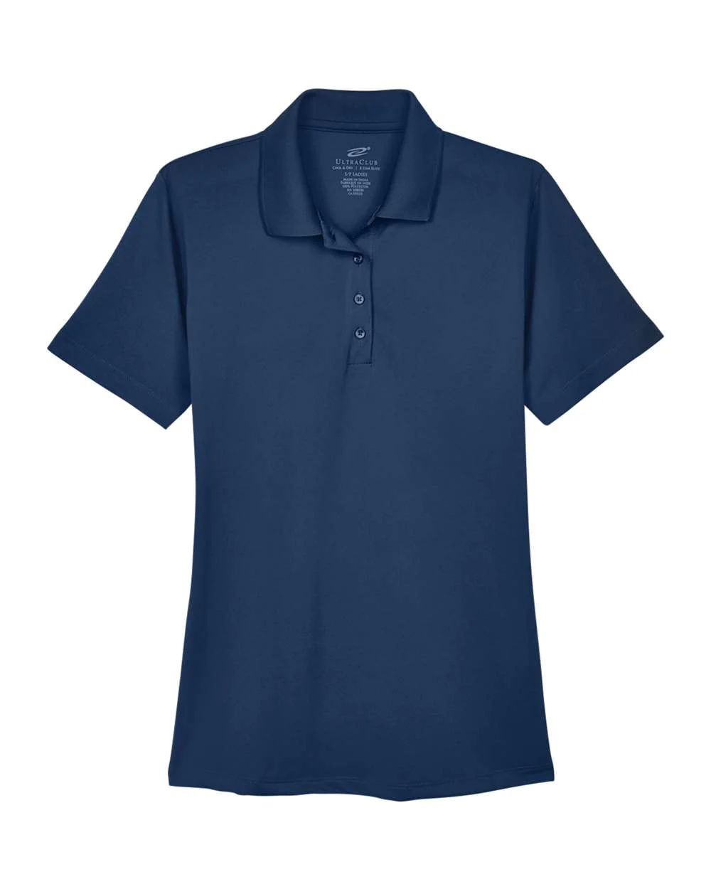 UltraClub-8610L-Women's Cool & Dry 8-Star Elite Performance Interlock Polo - Image 7