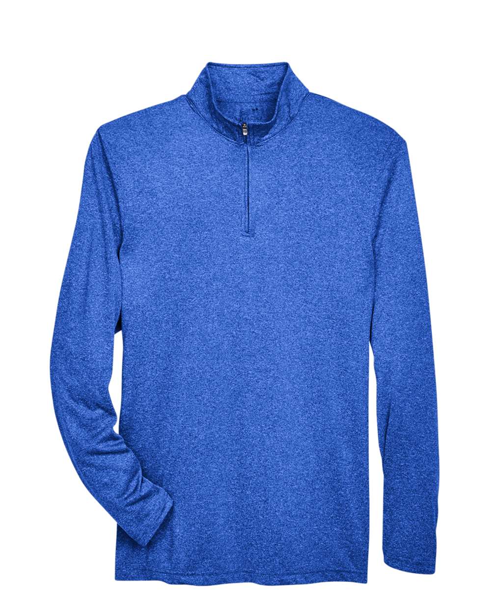 UltraClub-8618-Men's Cool & Dry Heathered Performance Quarter-Zip - Image 13