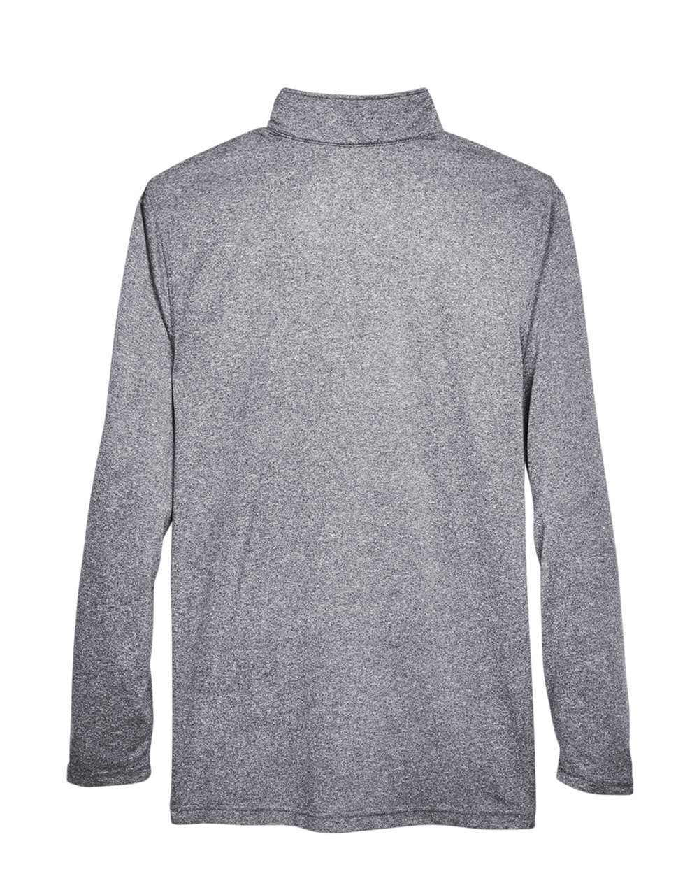 UltraClub-8618-Men's Cool & Dry Heathered Performance Quarter-Zip - Image 5