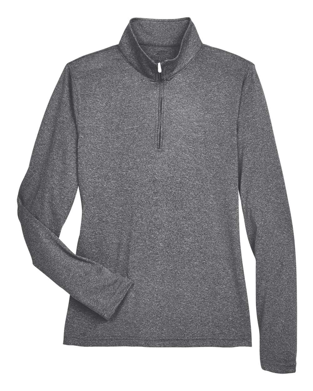 UltraClub-8618W-Women's Cool & Dry Heathered Performance Quarter-Zip - Image 3