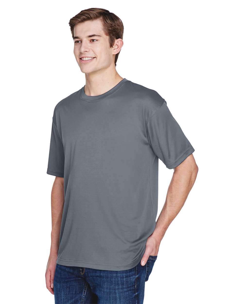 UltraClub-8620-Men's Cool & Dry Basic Performance T-Shirt - Image 8