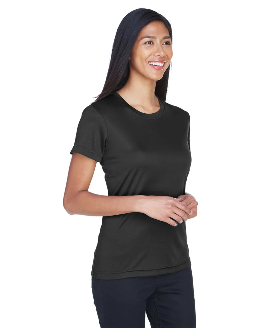 UltraClub-8620L-Women's Cool and Dry Performance T-Shirt - Image 2