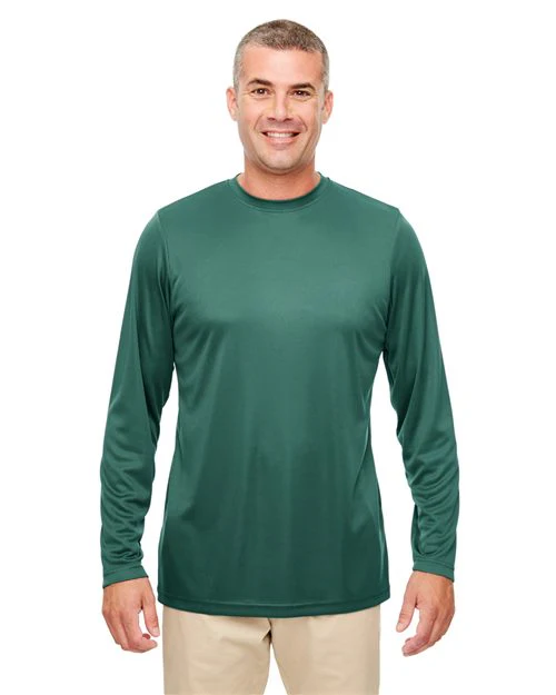 UltraClub-8622-Men's Cool & Dry Sport Performance Long Sleeve T-Shirt - Image 10