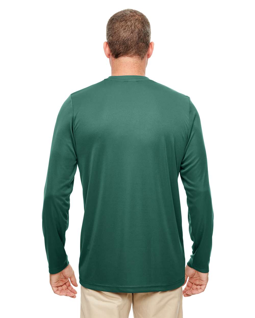 UltraClub-8622-Men's Cool & Dry Sport Performance Long Sleeve T-Shirt - Image 5