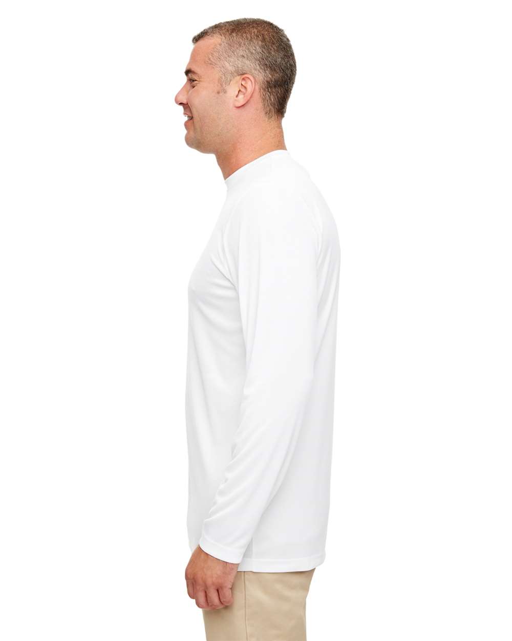 UltraClub-8622-Men's Cool & Dry Sport Performance Long Sleeve T-Shirt - Image 8