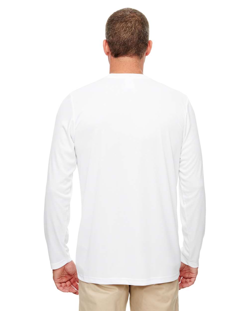 UltraClub-8622-Men's Cool & Dry Sport Performance Long Sleeve T-Shirt - Image 9