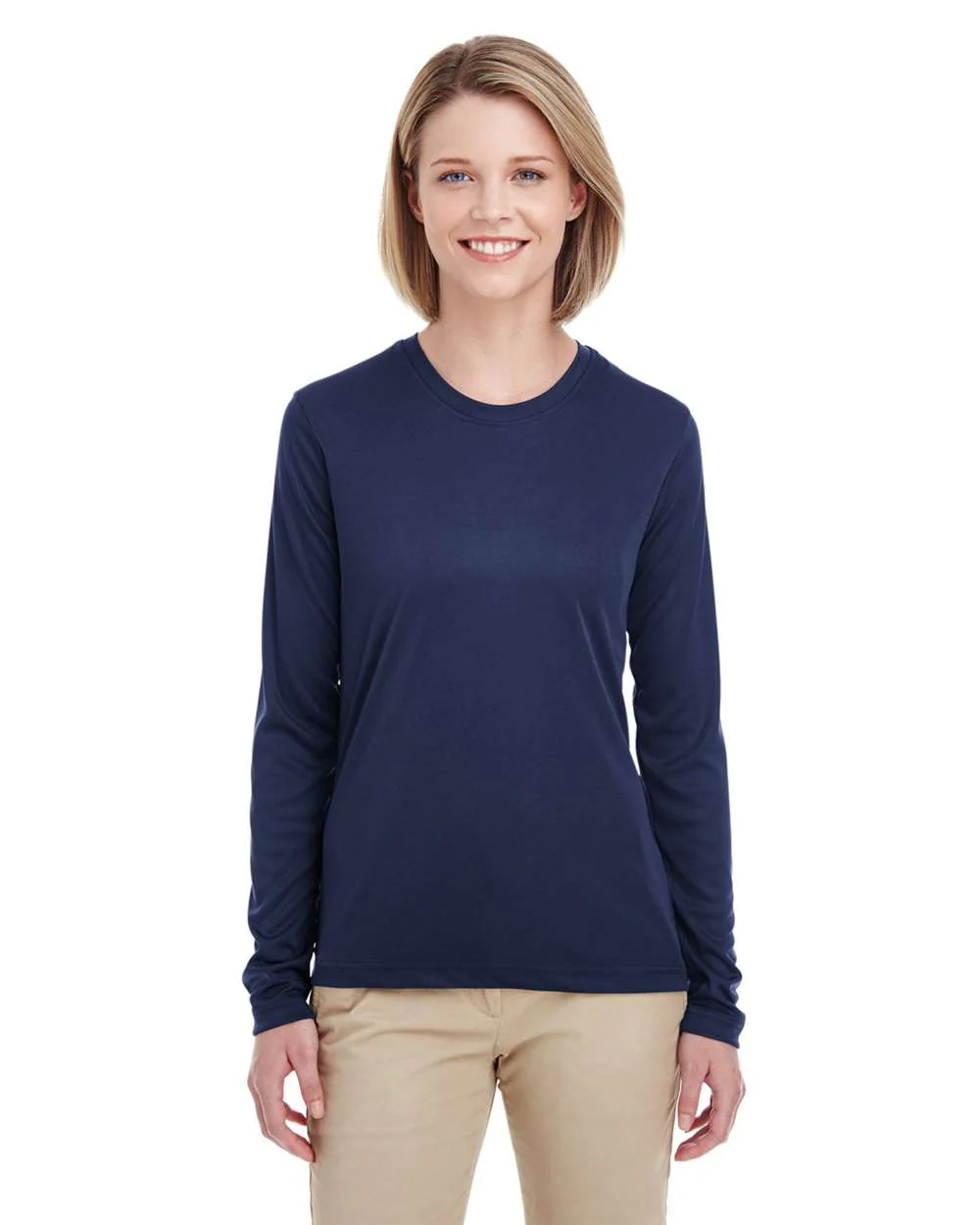 UltraClub-8622W-Women's Cool & Dry Performance Long-Sleeve Top - Image 18