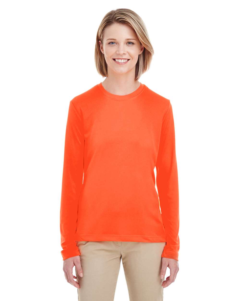 UltraClub-8622W-Women's Cool & Dry Performance Long-Sleeve Top - Image 4