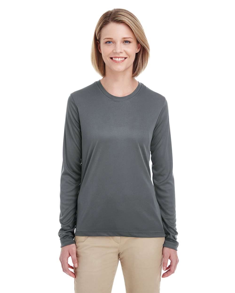 UltraClub-8622W-Women's Cool & Dry Performance Long-Sleeve Top - Image 7