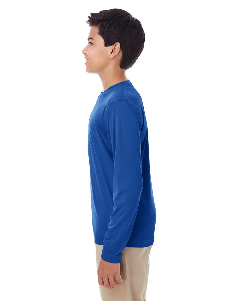 UltraClub-8622Y-Youth Cool & Dry Performance Long Sleeve Top - Image 12