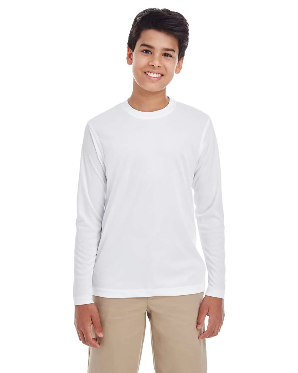 UltraClub-8622Y-Youth Cool & Dry Performance Long Sleeve Top - Image 14