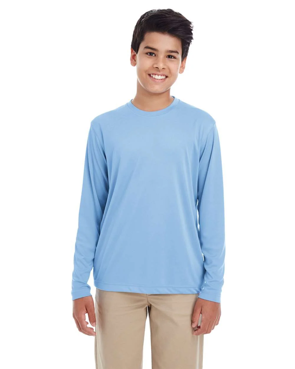 UltraClub-8622Y-Youth Cool & Dry Performance Long Sleeve Top - Image 16