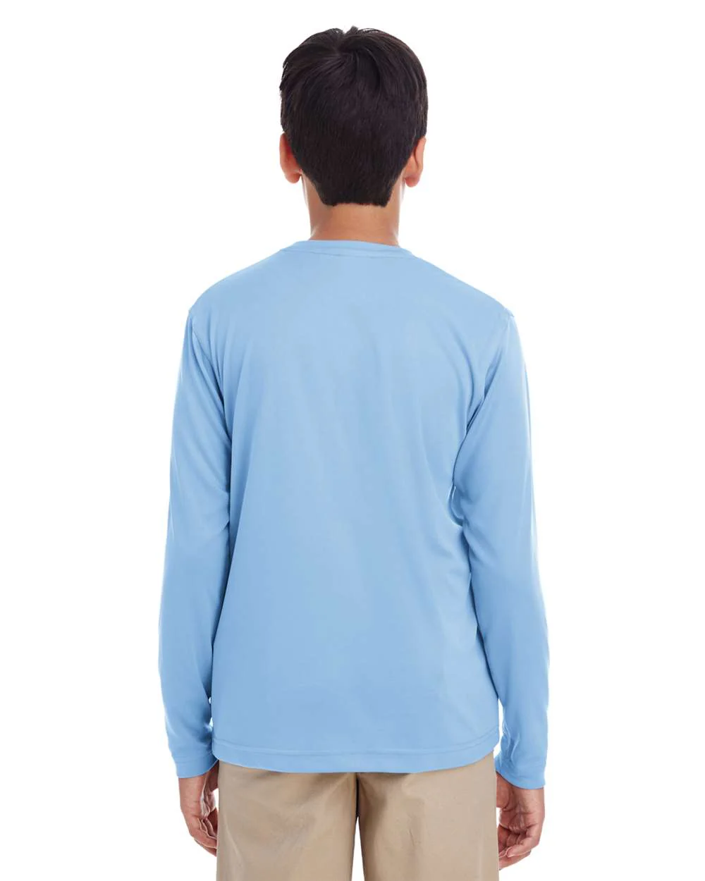 UltraClub-8622Y-Youth Cool & Dry Performance Long Sleeve Top - Image 5