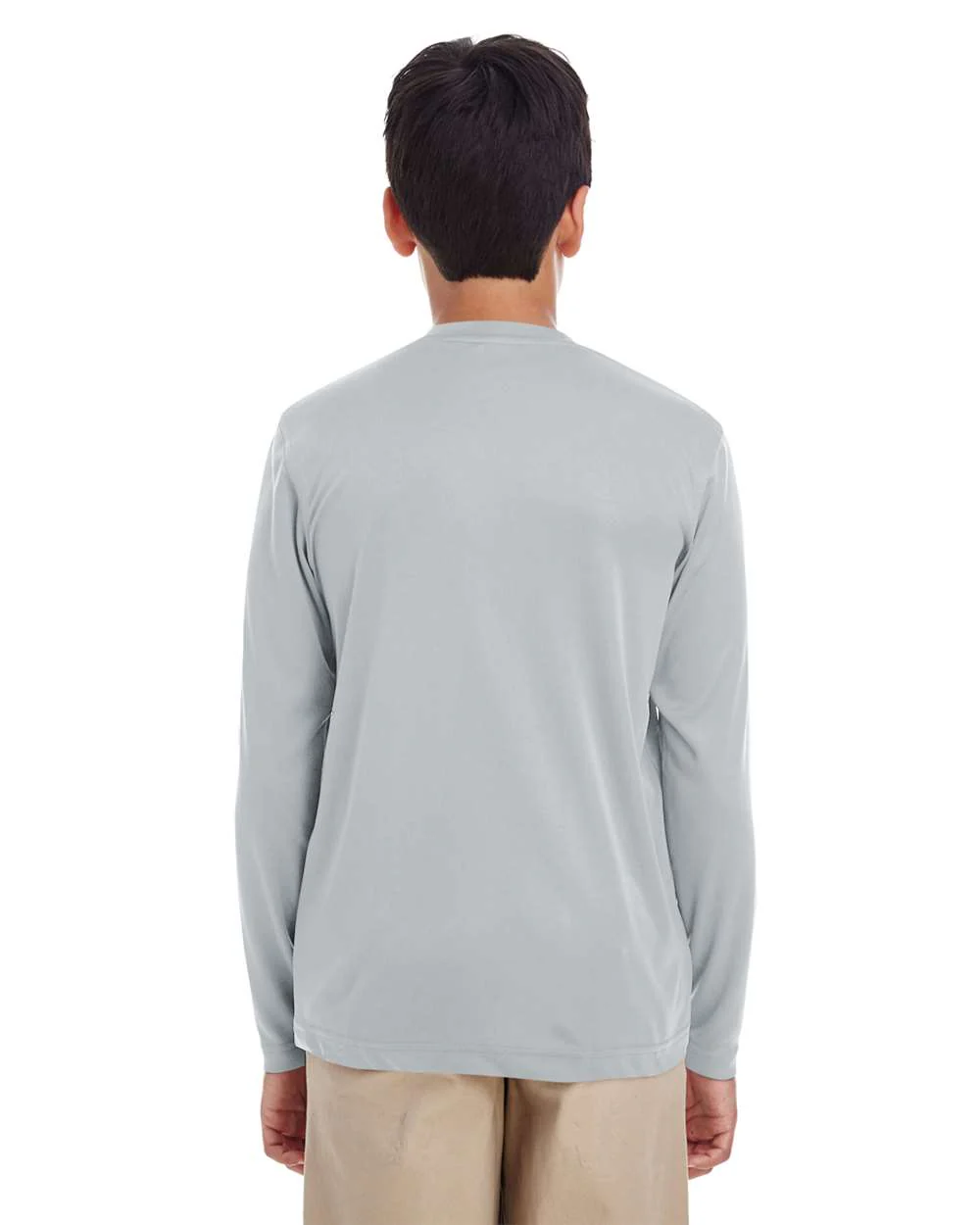UltraClub-8622Y-Youth Cool & Dry Performance Long Sleeve Top - Image 7