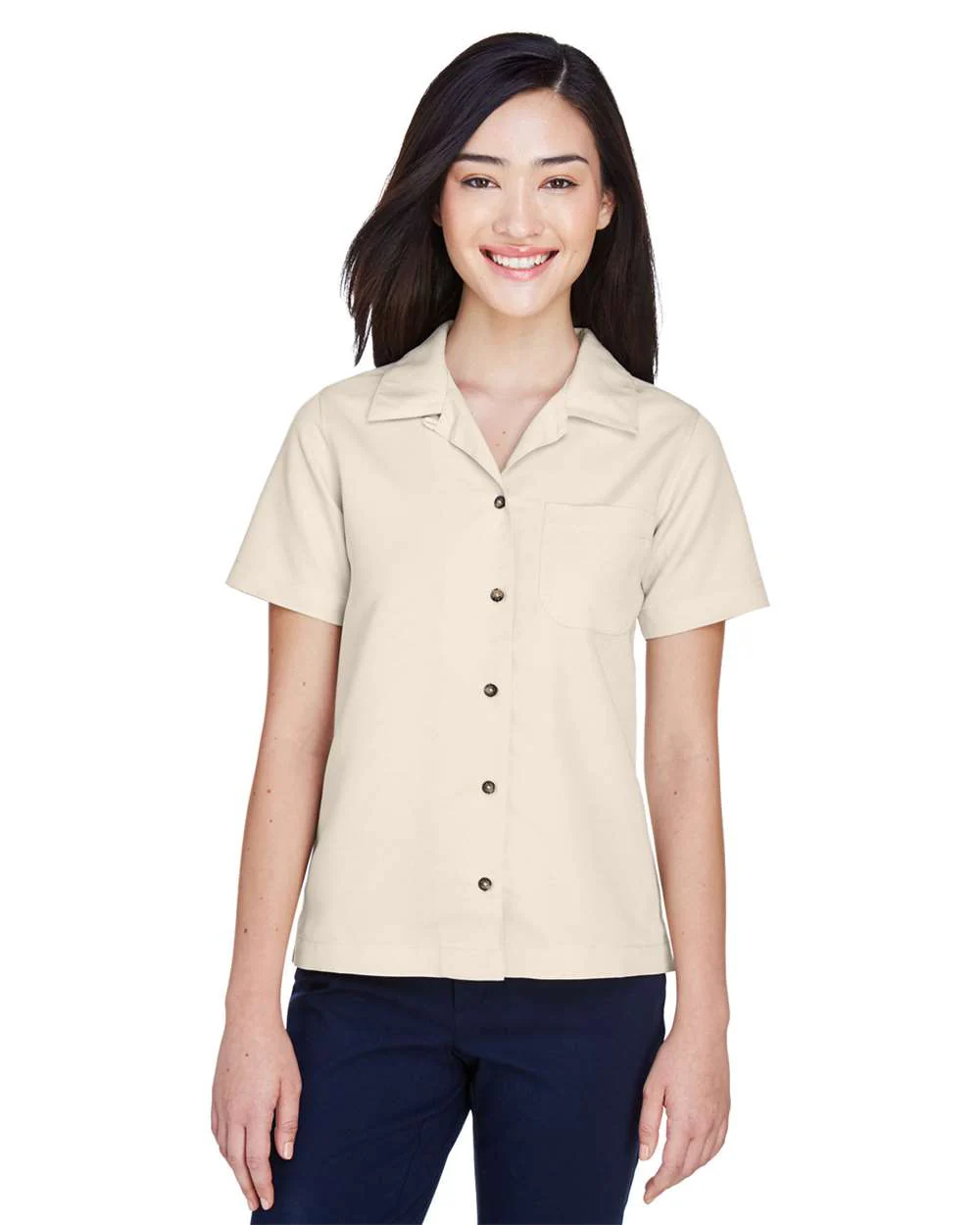 UltraClub-8981-Women's Cabana Breeze Camp Shirt - Image 4