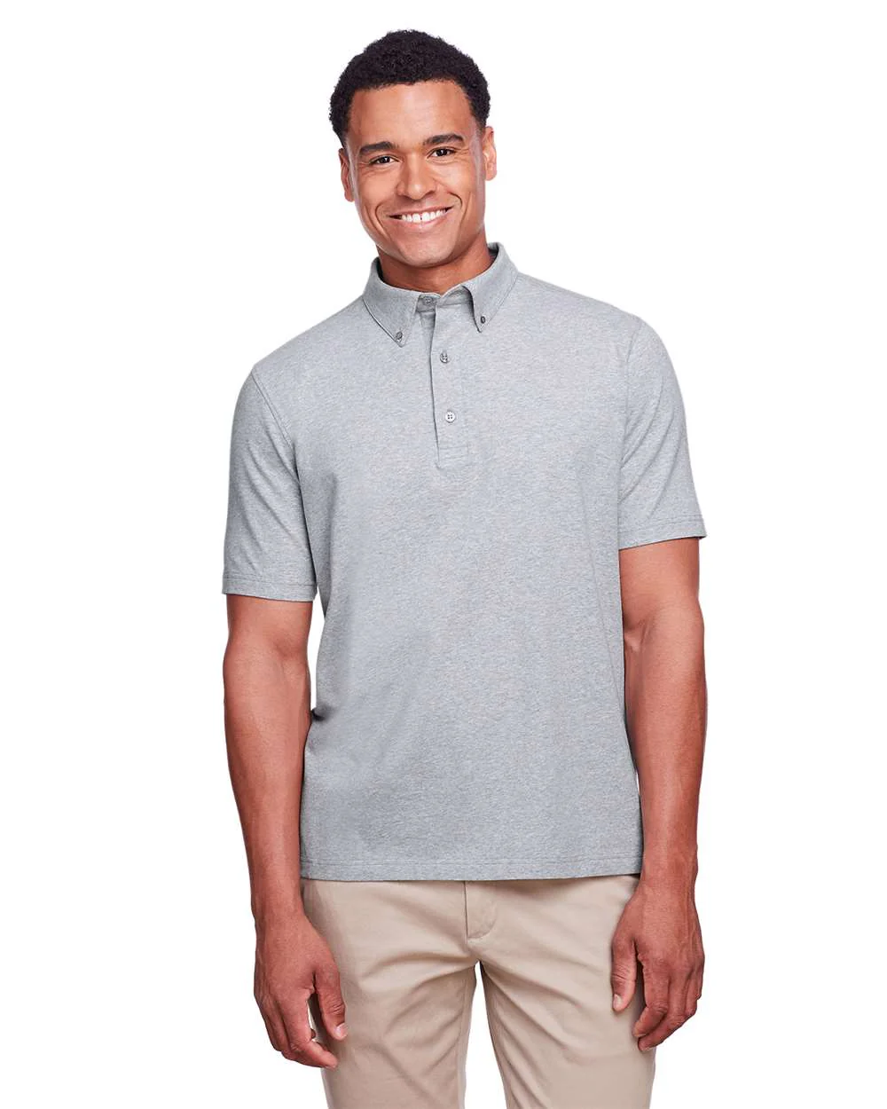 UltraClub-UC105-Men's Lakeshore Stretch Cotton Performance Polo - Image 10