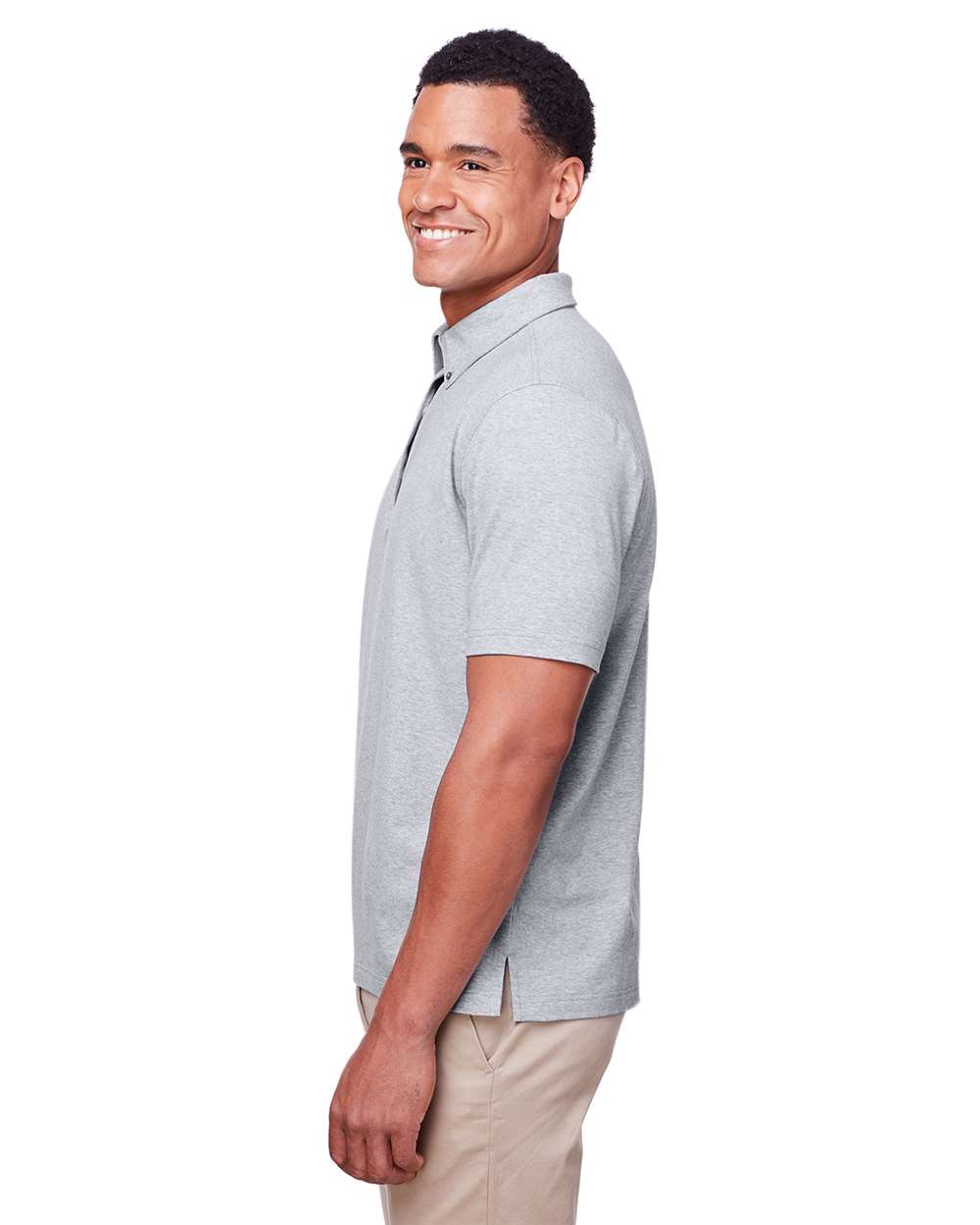 UltraClub-UC105-Men's Lakeshore Stretch Cotton Performance Polo - Image 11