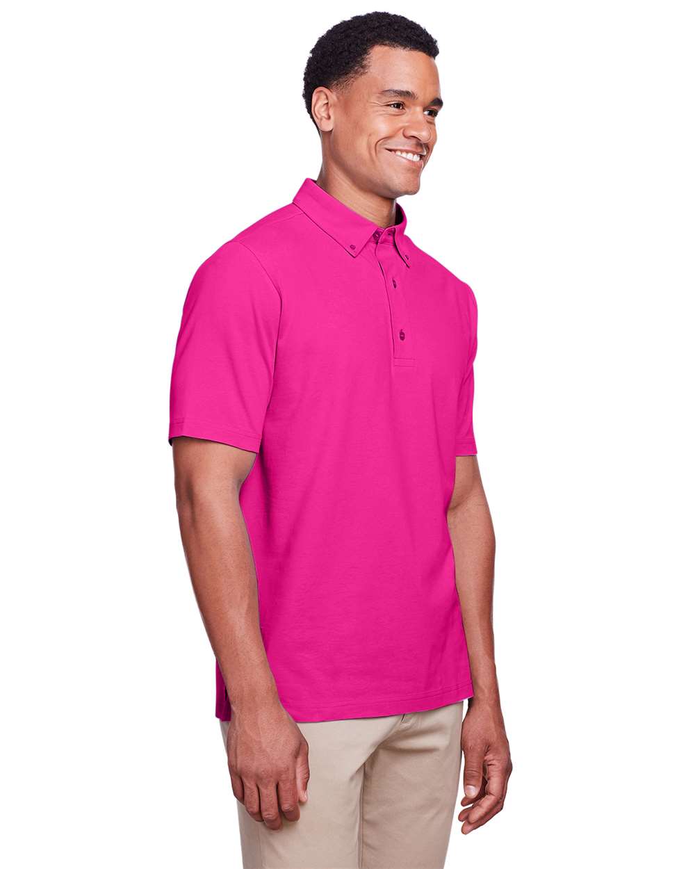 UltraClub-UC105-Men's Lakeshore Stretch Cotton Performance Polo - Image 16