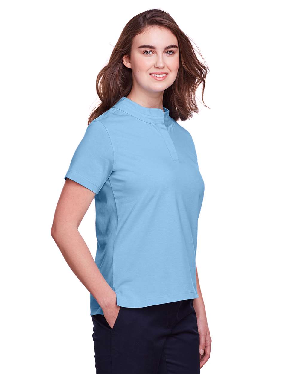 UltraClub-UC105W-Women's Lakeshore Stretch Cotton Performance Polo - Image 10