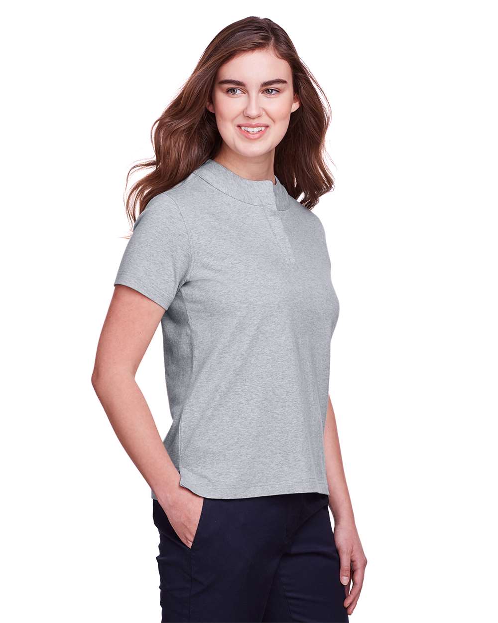 UltraClub-UC105W-Women's Lakeshore Stretch Cotton Performance Polo - Image 14