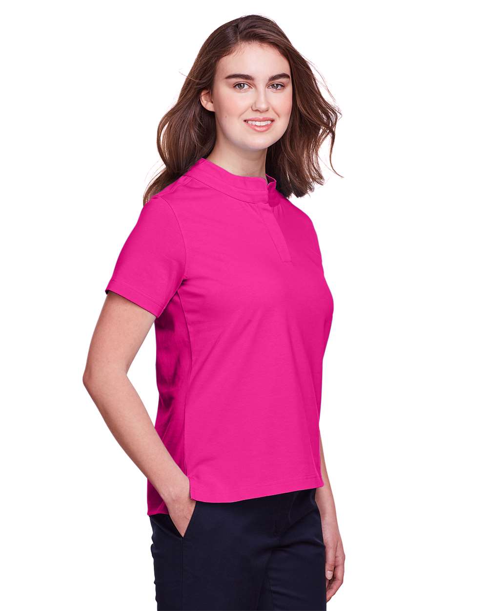 UltraClub-UC105W-Women's Lakeshore Stretch Cotton Performance Polo - Image 19