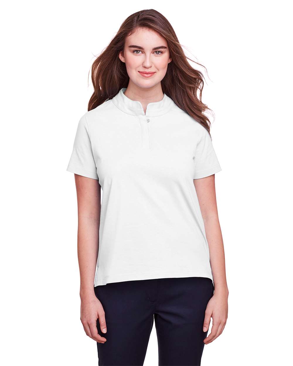 UltraClub-UC105W-Women's Lakeshore Stretch Cotton Performance Polo - Image 36