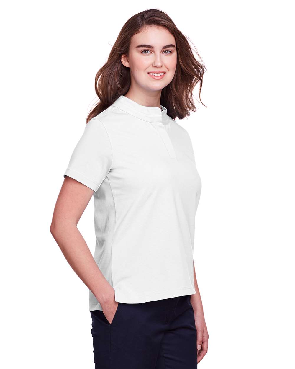 UltraClub-UC105W-Women's Lakeshore Stretch Cotton Performance Polo - Image 37