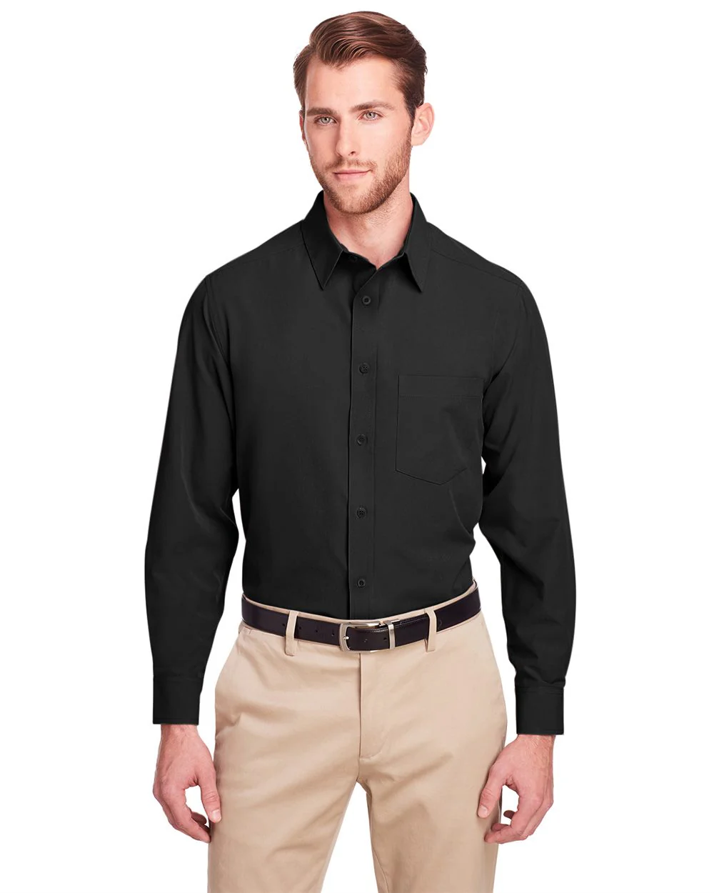 UltraClub-UC500-Men's Bradley Performance Woven Shirt - Image 5