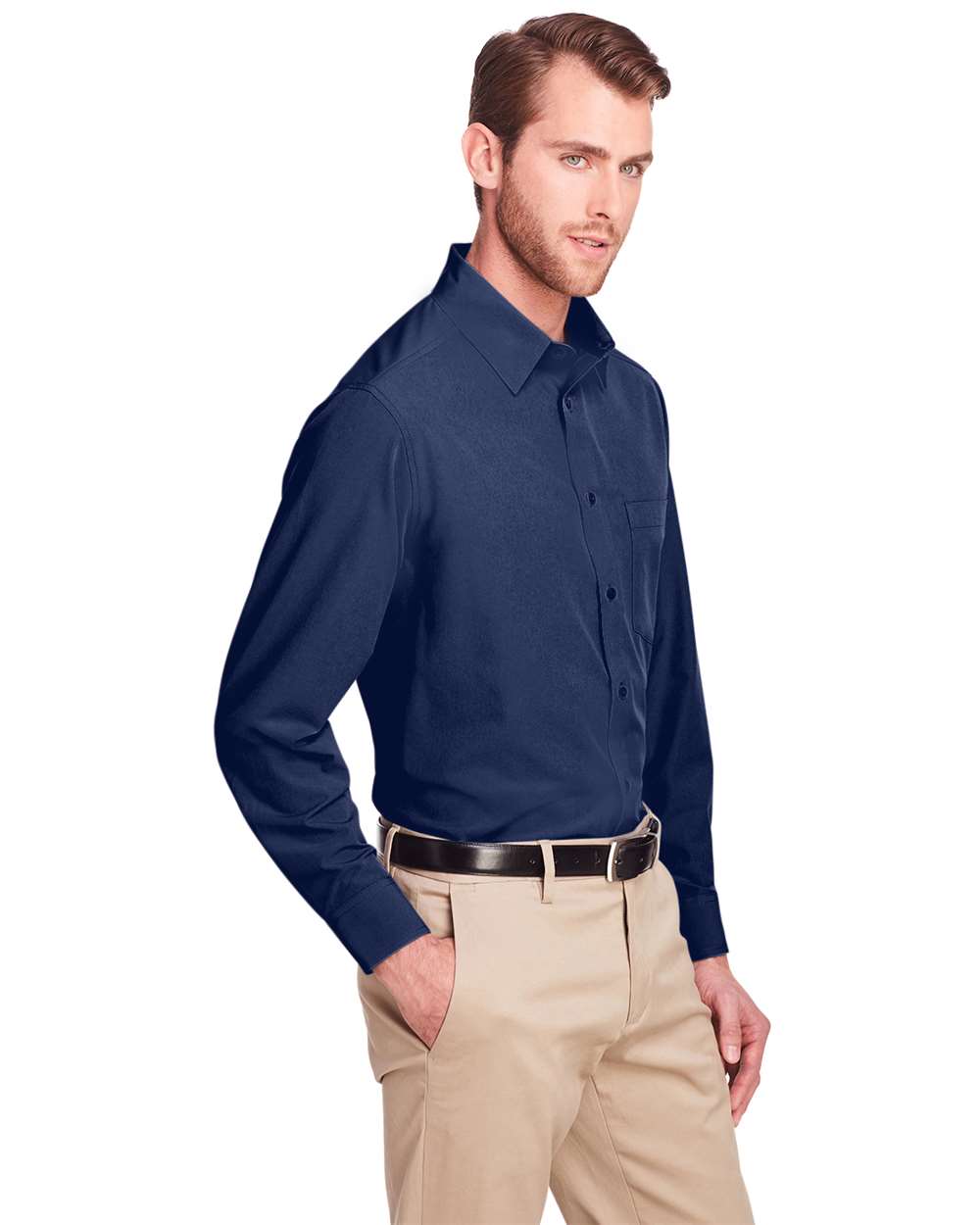 UltraClub-UC500-Men's Bradley Performance Woven Shirt - Image 6