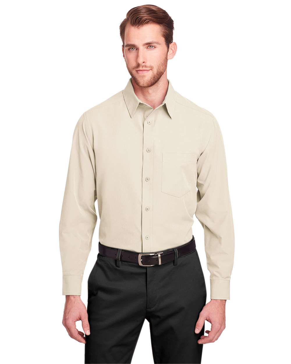 UltraClub-UC500-Men's Bradley Performance Woven Shirt - Image 9