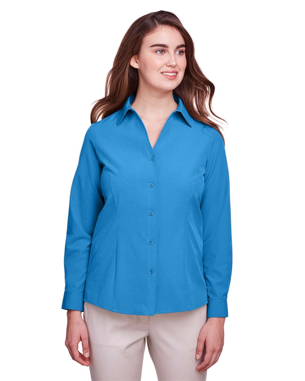 UltraClub-UC500W-Women's Bradley Performance Woven Shirt - Image 11