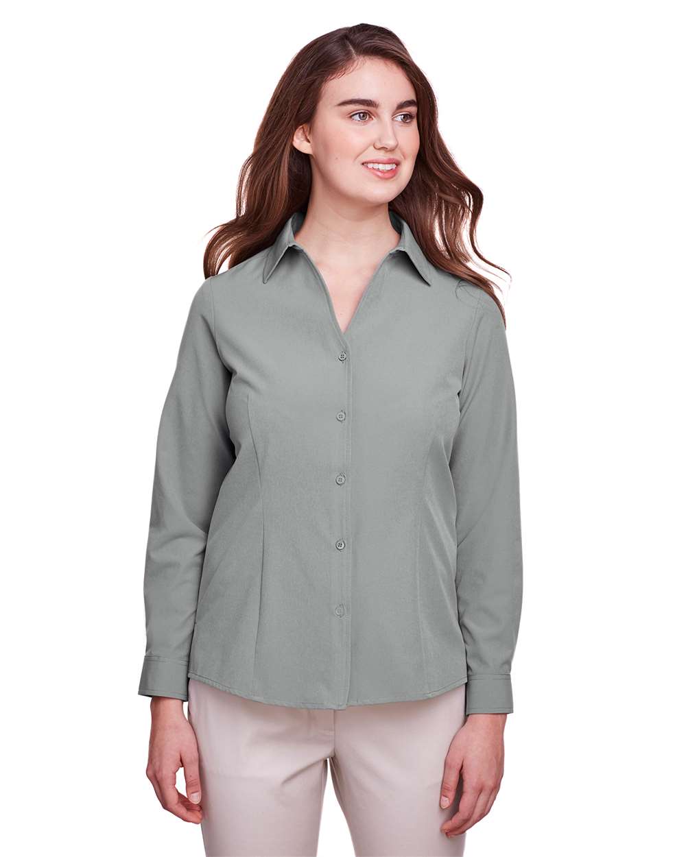 UltraClub-UC500W-Women's Bradley Performance Woven Shirt - Image 16