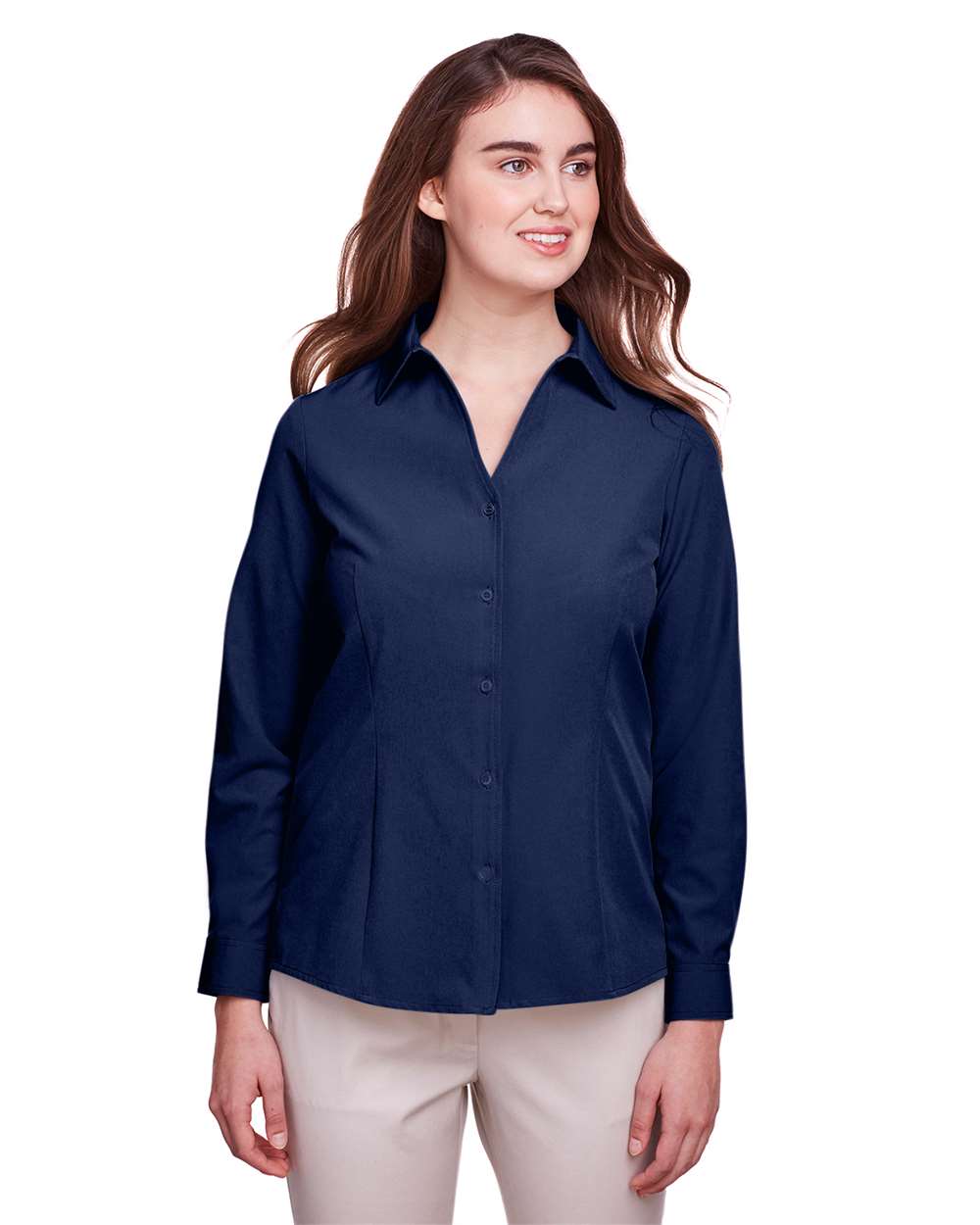 UltraClub-UC500W-Women's Bradley Performance Woven Shirt - Image 8