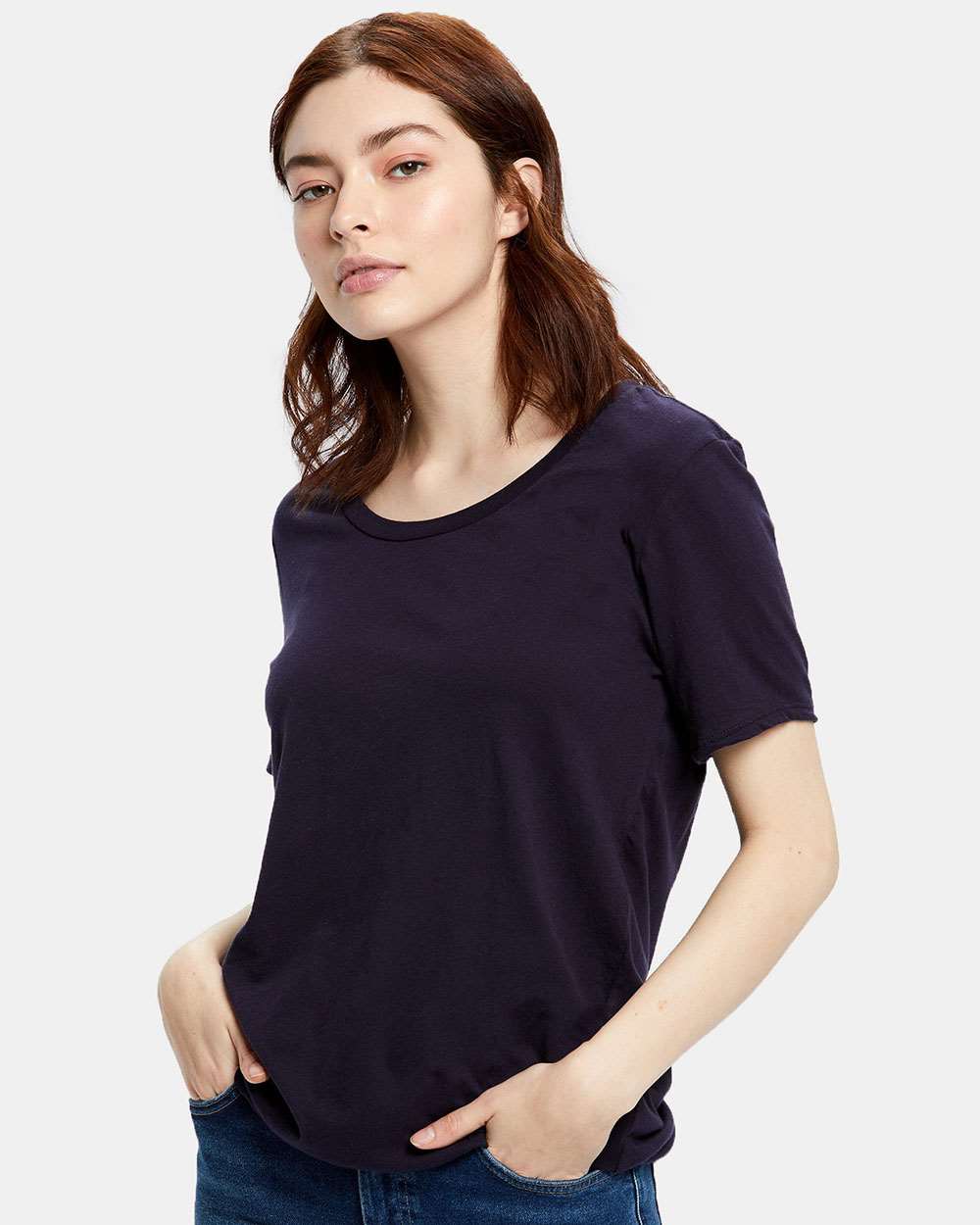 US Blanks-US115-Women's Loose Fit Boyfriend Tee - Image 11