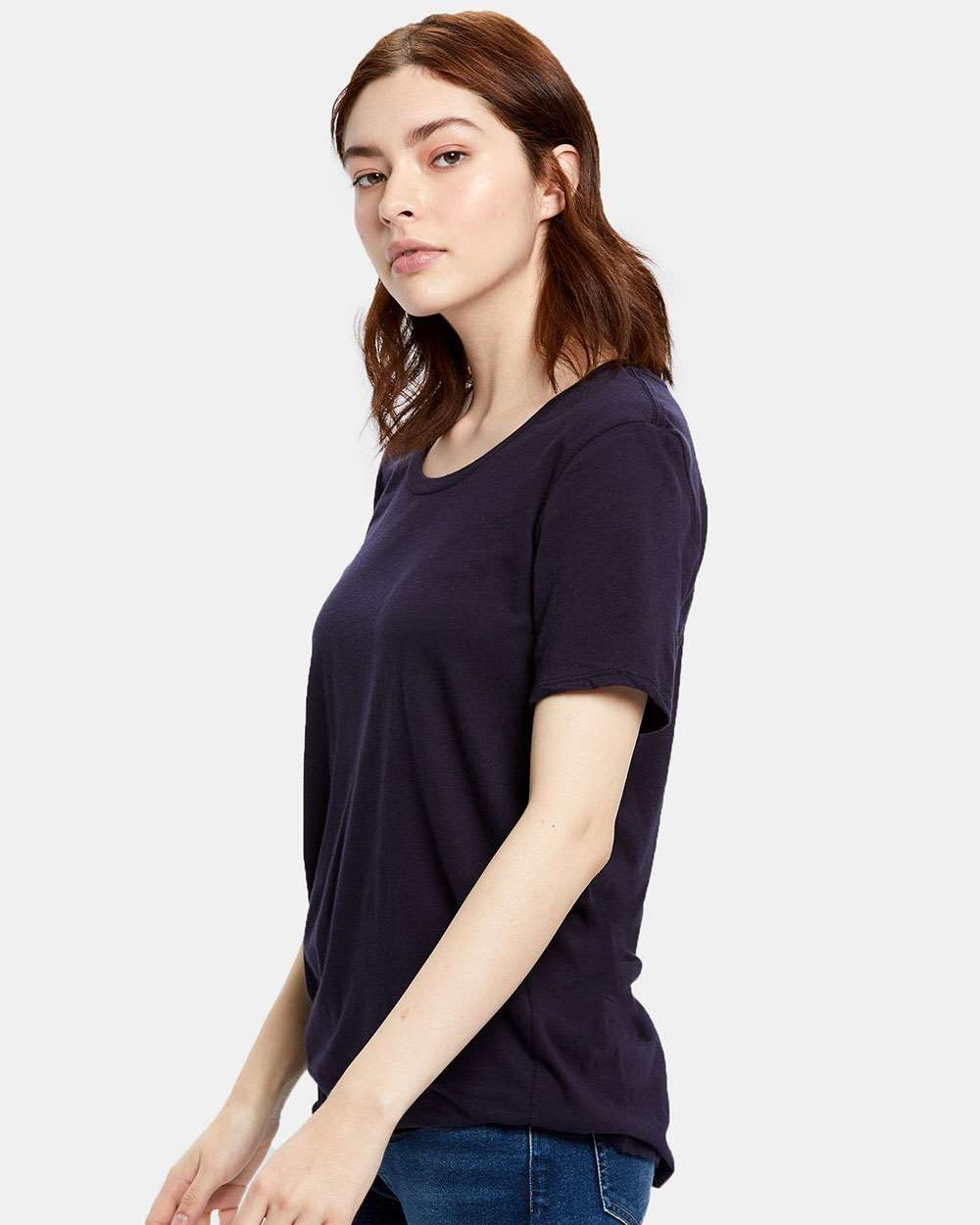 US Blanks-US115-Women's Loose Fit Boyfriend Tee - Image 12