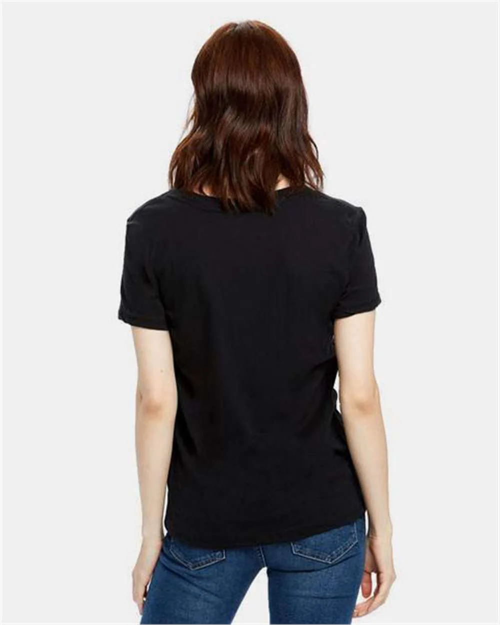 US Blanks-US115-Women's Loose Fit Boyfriend Tee - Image 3