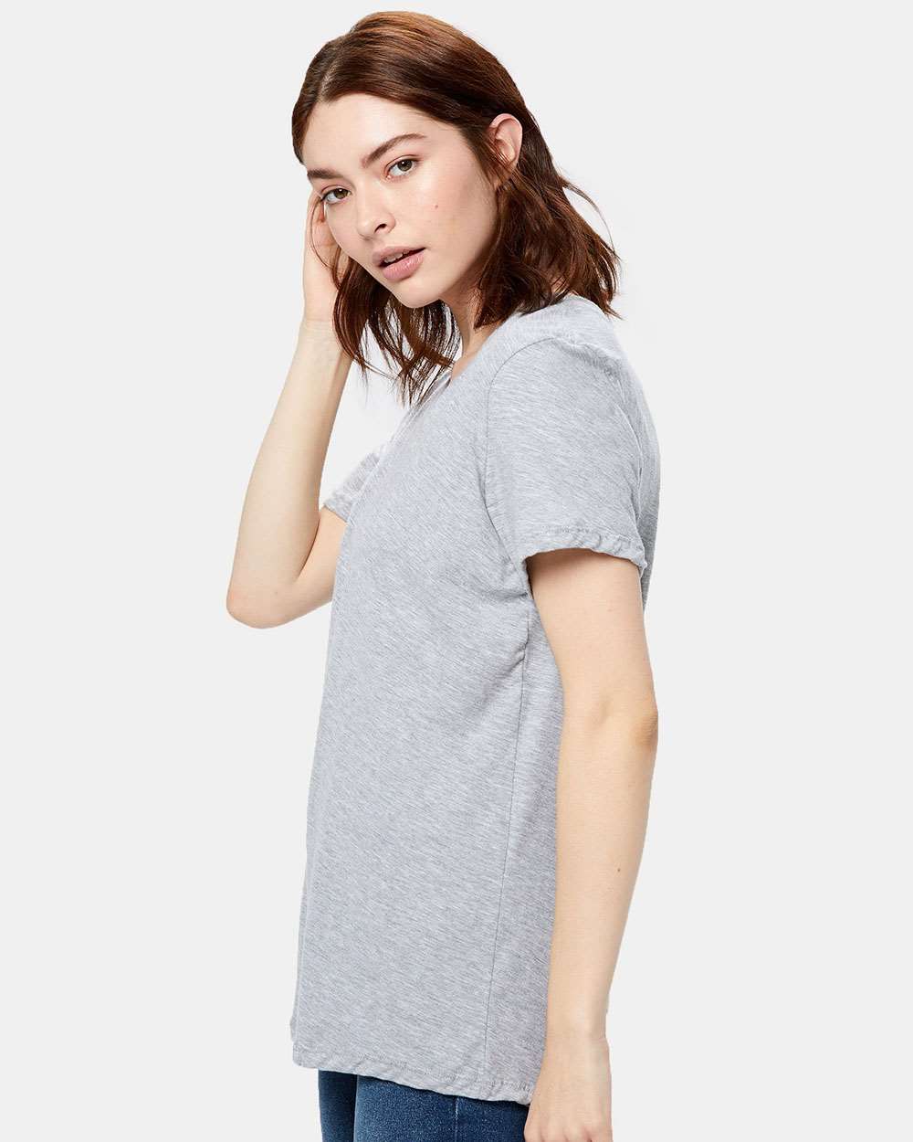 US Blanks-US115-Women's Loose Fit Boyfriend Tee - Image 6